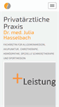 Mobile Screenshot of ganzheitliche-medizin-frankfurt.de