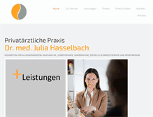 Tablet Screenshot of ganzheitliche-medizin-frankfurt.de